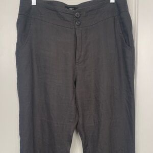 Jones & Co. Linen Gray Pants
